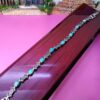Bracelet en Argent avec Pierre Turquoise pour Femmes Ladan