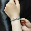 Bracelet en Argent avec Pierre Turquoise pour Femmes Baran