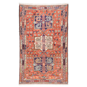 Tapis Kilim en laine persane tissé à la main Traditionnel Cpersia