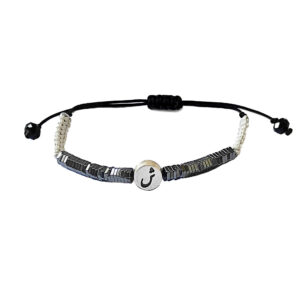 Bracelet en fil argenté persan minimaliste – Modèle Sh