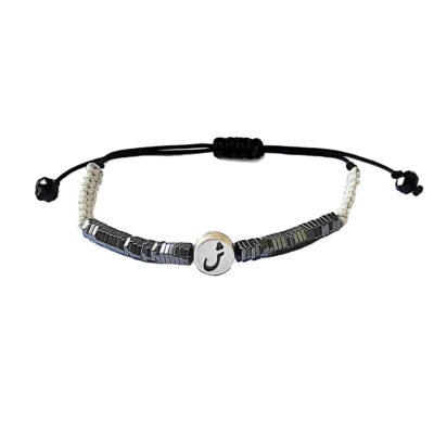 Bracelet en fil argenté persan minimaliste – Modèle Sh