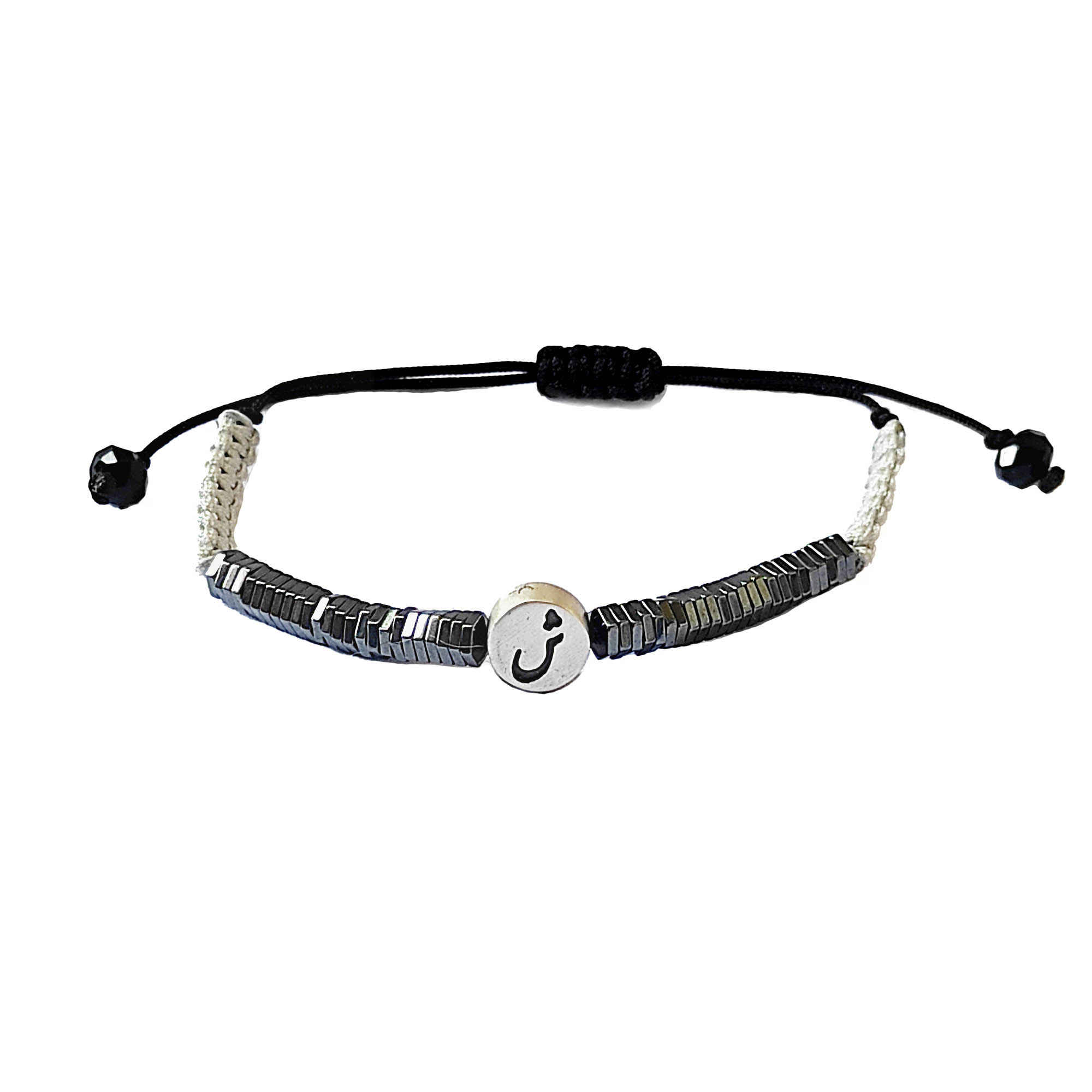 Bracelet en fil argenté persan minimaliste – Modèle Sh