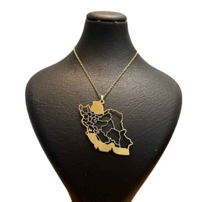 Collier minimaliste Modèle Carte de l’Iran