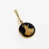 Boucles d'oreilles persanes plaquées or pour femmes, danse Sama
