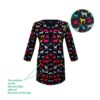 Blouse vétérinaire noire pour femme – Chic et pratique