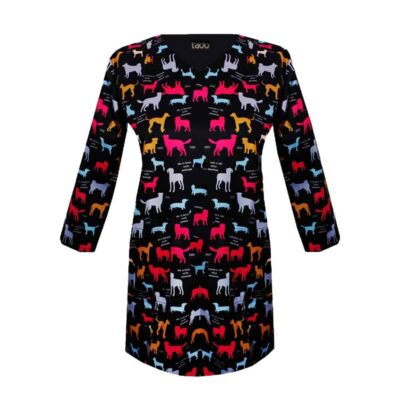 Blouse vétérinaire noire pour femme – Chic et pratique