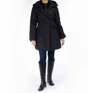 Doudoune tendance pour femmes à manches longues avec fermeture éclair Jooti