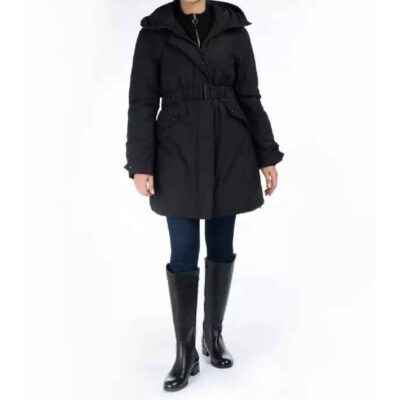 Doudoune tendance pour femmes à manches longues avec fermeture éclair Jooti