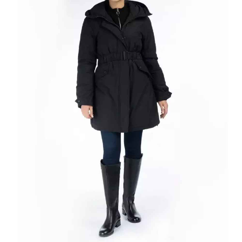 Doudoune tendance pour femmes à manches longues avec fermeture éclair Jooti