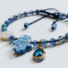 Bracelet Perlé pour Femme – Design Hamsa Bleu