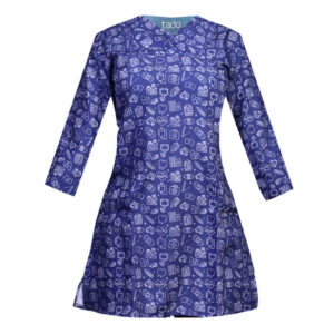 Blouse d’hôpital bleue pour femme – Fraîche et fiable