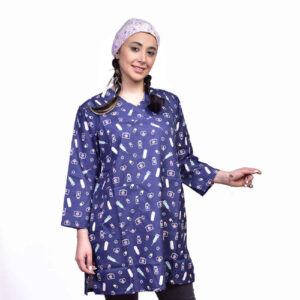 Blouse médicale bleue pour femme – Vive et fonctionnelle