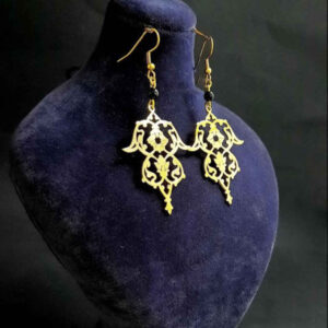 Boucles d’oreilles pendantes en laiton persan Modèle Eslimi