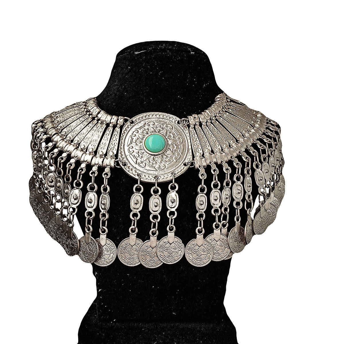 Collier Choker pour Femmes, Modèle Pièces Ottomanes