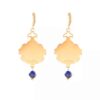 Boucles d'oreilles persanes plaquées or pour femmes, Eslimi
