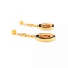 Boucles d'oreilles persanes plaquées or pour femmes, grenade Anar