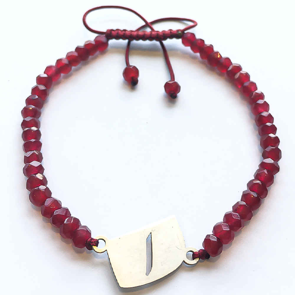 Bracelet Perlé en Argent Persan pour Femme – Modèle Alef