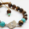 Bracelet Perlé en Argent Persan pour Femme – Design Ayn