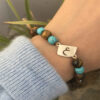 Bracelet Perlé en Argent Persan pour Femme – Design Ayn