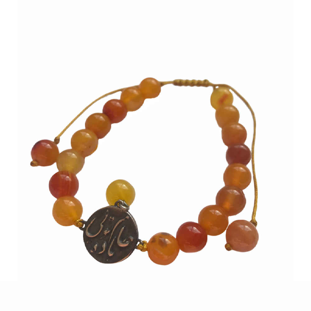 Bracelet Perlé en Argent Persan pour Femme – Design Jam Badeh