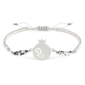 Bracelet Perlé en Argent Persan pour Femme – Design Yalda