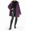 Puffer Jacket for Women Long Sleeve Zipper with Hood Foad