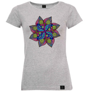 T-shirt style persan gris Modèle Sahand