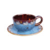 Ensemble de Tasses à Thé Persanes avec Soucoupe - Design Céramique Shiba
