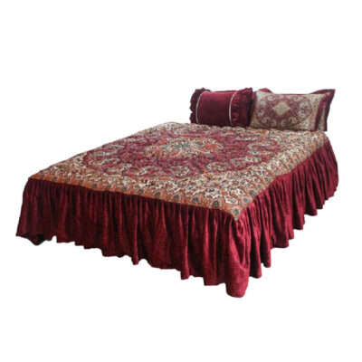 Ensemble de couvre-lit persan en coton traditionnel – Modèle Delbar