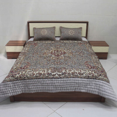 Ensemble de couvre-lit persan – Style oriental taille double avec tissu Termeh – Khatoon