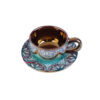 Ensemble de Tasses à Thé Persanes avec Soucoupe - Design Céramique Victoria