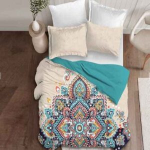 Ensemble complet de couvre-lit inspiré de la Perse – Modèle Pinky