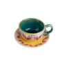 Ensemble de Tasses à Thé Persanes avec Soucoupe - Design Céramique Rayan