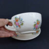Tasse à Thé Persane avec Soucoupe - Design Céramique Garden