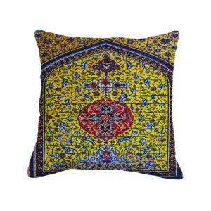 Housse de Coussin Époustouflante – Design Soleil Persan Imprimé