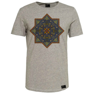 T-shirt Gris en Coton à Manches Courtes Modèle Dara – Doux et Stylé