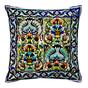 Housse de Coussin Époustouflante – Design Imprimé Traditionnel Shahian