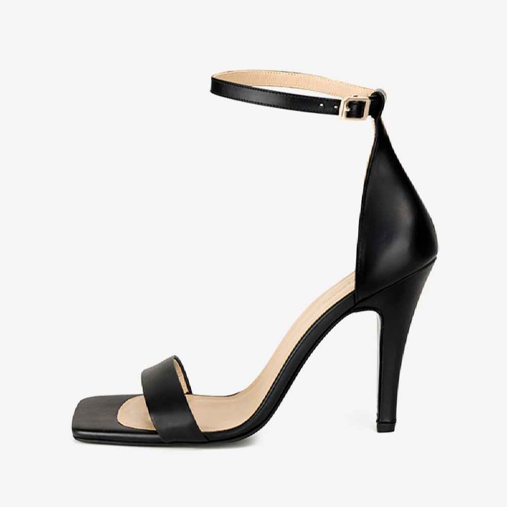 Chaussures à Talons Hauts avec Bride de Cheville pour Femmes Modèle Charlotte