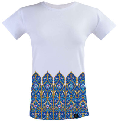 T-shirt style persan en coton Modèle Sahar