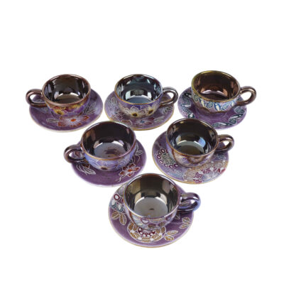 Ensemble de Tasses à Thé Persanes avec Soucoupe – Design Céramique Soshia