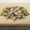 Handcrafted Wooden Jewelry Box with Decorative Flowers