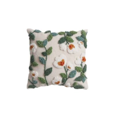Housse de Coussin Punch Needle – Design Nobahar Brodé