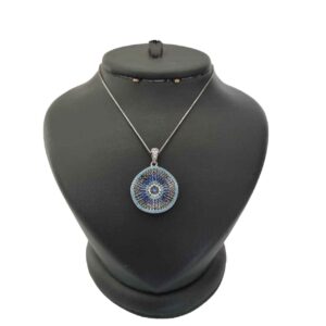 Collier en Argent Thème Œil Protecteur “Nahal”