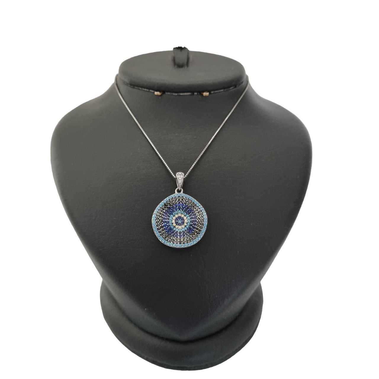 Collier en Argent Thème Œil Protecteur "Nahal"
