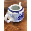 Théière de service en porcelaine blanche avec motif floral Farimah