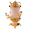 Samovar à gaz avec théière Design géométrique moderne 6 Litres