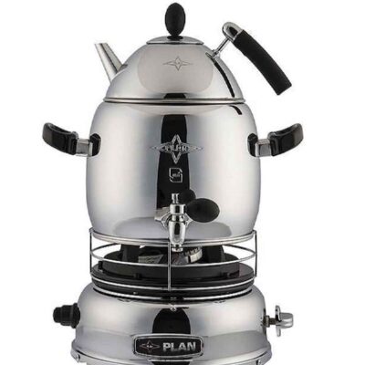 Machine à thé samovar à gaz avec théière design moderne 5 litres