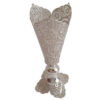 Vase décoratif en filigrane persan recouvert d'argent modèle Trumpet Tina