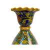 Vase en poterie décoratif fait main peint avec motif Gol o Morgh