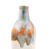 Vase miniature pour tige unique – Fait main, adapté à la décoration, design à glaçure dégoulinante.